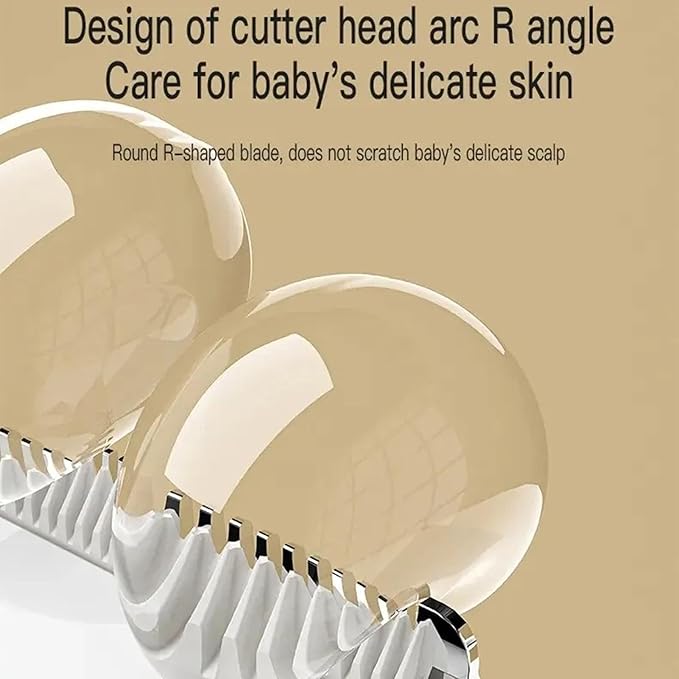Kids Quiet Hair Clippers - Quiet Baby Hair Clippers, Baby Hair Clippers | Waterproof USB Rechargeable Cordless Haircut Kit, Cordless Rechargeable Hair Clipper, Childrens Silent Hair Clippers