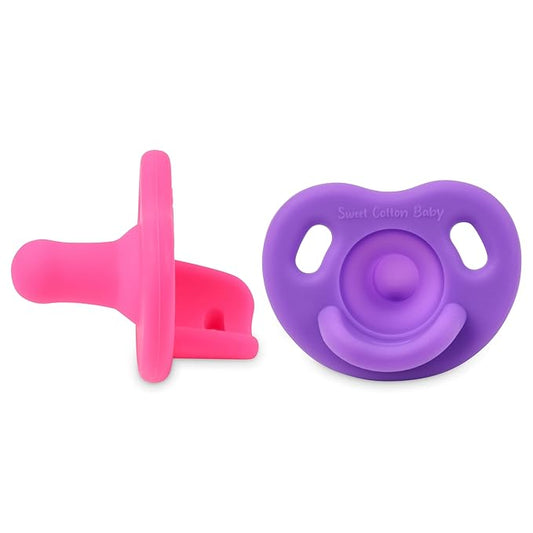 Pacifier – Soft Silicone – 0-36 Months – BPA Free – Natural Latch – Lightweight, Dishwasher Safe – for Newborns, Infants, Toddlers