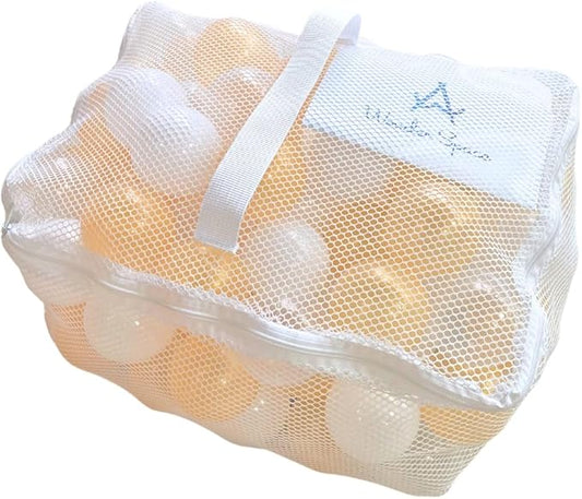 Wonder Space Soft Pit Balls, Chemical-Free Crush Proof Plastic Ocean Ball, BPA Free with No Smell, Safe for Toddler Ball Pit/Kiddie Pool/Indoor Baby Playpen