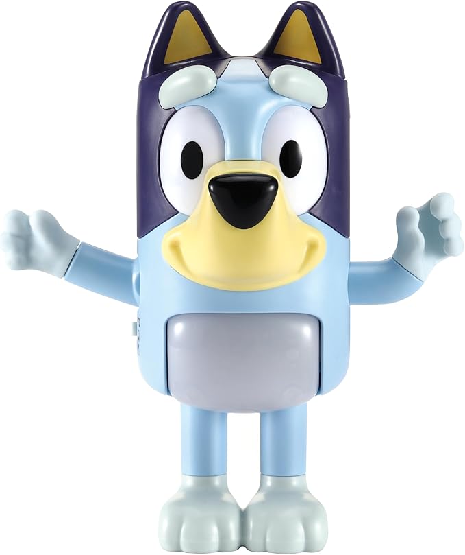 VTech Dress-Up Bluey Official Character Interactive Toy for Kids, Includes 9 Accessories, Sounds and Phrases from the TV Show, Educational Learning Toy for Kids Ages 3, 4