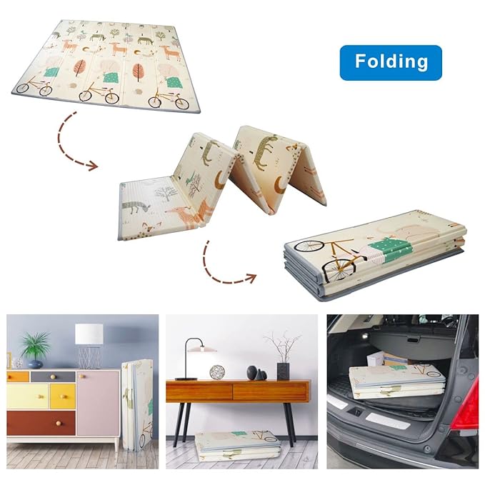 Gupamiga Baby Playpen Kids Activity Centre Safety Play Yard Home Indoor Outdoor New Pen (Macarons Classic Set 14 Panel) Baby Folding Mat