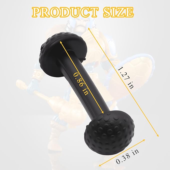 10Pcs Vintage Figure Leg Band Replacement Fit for Motu Original Series Action Figures Masters of The Universe Toy Leg Connector Sorting Stacking Toys Black Rubber