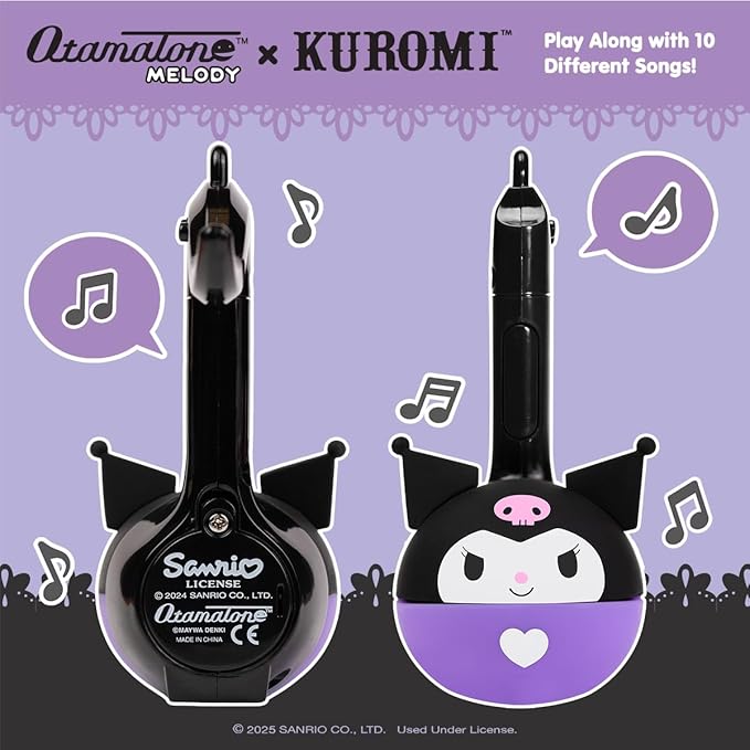 Otamatone Melody Hello Kitty and Friends Electronic Portable Music Instrument/Synthesizer Toy from Japan by Maywa Denki [English Instructions] - Kuromi