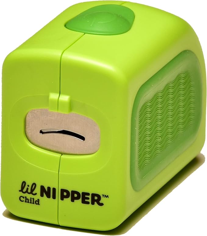 Lil Nipper Electric Nail Trimmer for Kids | Safe Automatic Clipper Ages 5-13 | Child Size with Catcher | Sensory-Friendly Nail Care