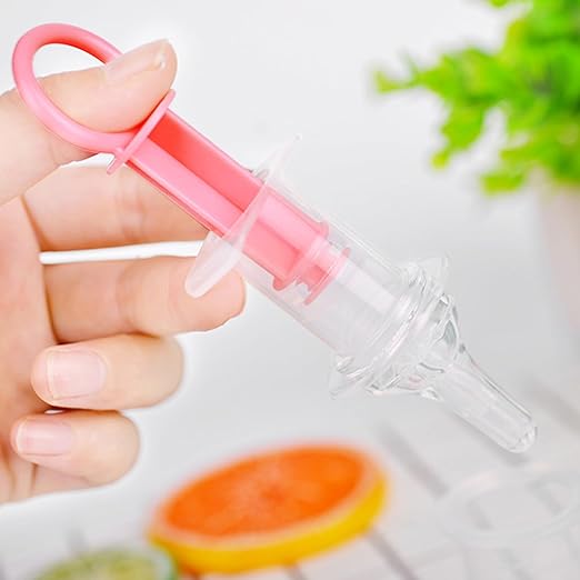 BabyX Kids Baby Oral Syringe & Dispenser Calibrated for Liquid Medicine, Reduce Mess, Easy Way to Orally Administer Medication, Includes Bottle Adapter, 2 Pack