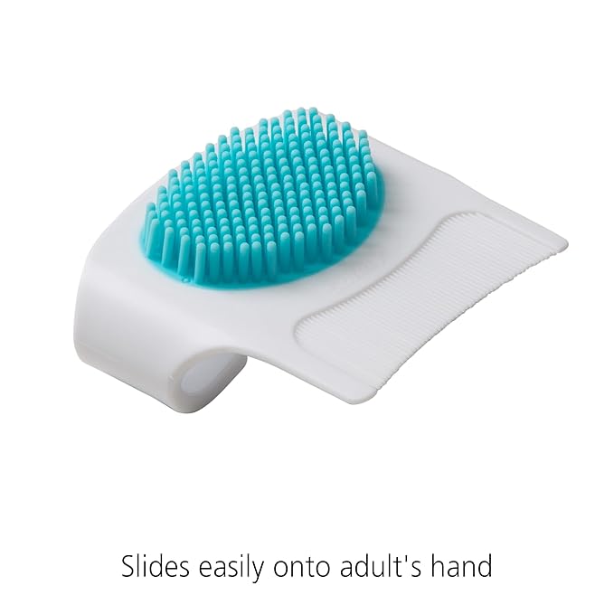 Safety 1st Cradle Cap Brush and Comb,White/Blue,(Pack of 12)