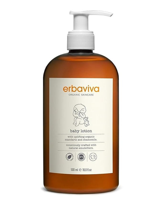 erbaviva Organic Baby Lotion, 16 Fl Oz