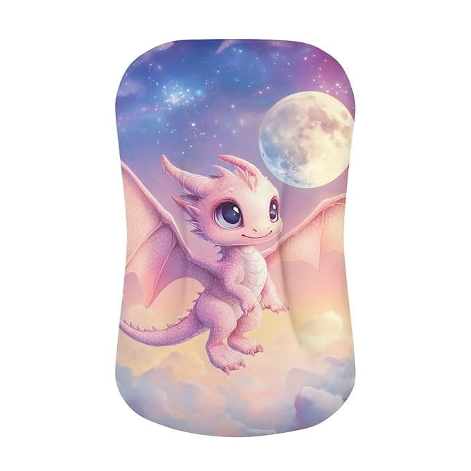 Dragon Moon Baby Lounger Cover for Boys Girls Newborn Lounger Pillow Covers Soft Breathable Infant Nest Slipcover 31.5'' x 21.3''