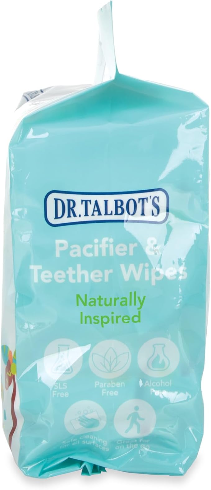 Dr. Talbot's Pacifier & Teether Wipes Naturally Inspired with Citroganix, Vanilla Milk (Pack of 4, 192 Count)