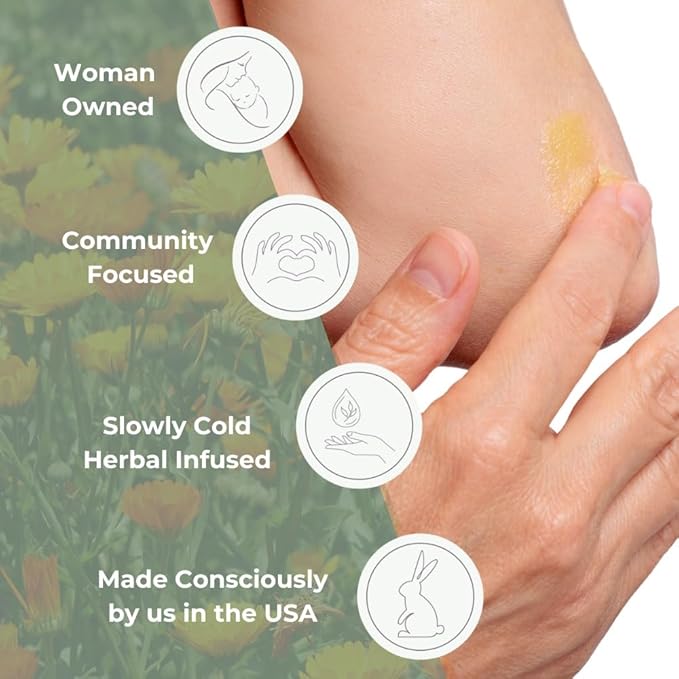 Ora's Amazing Herbal Travel Size Natural Baby Oil, Calendula Oil for Baby, Infant Massage, Cradle Cap, Hair Oil, Multipurpose Baby Oil, OAHerbal