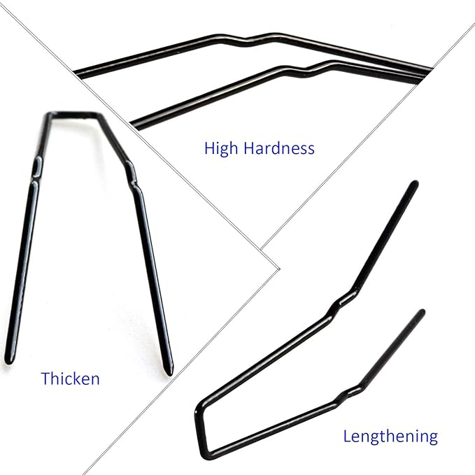 Hairpins for Bun ROCST Bobby Pins Clips for Ballet Woman girl Hairdressing Salon 12pc(2.5 inch Black)
