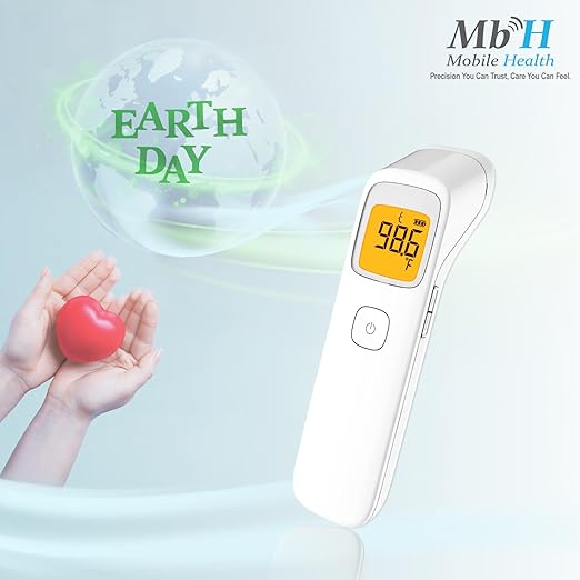 Uright Infrared Non Contact Forehead Thermometer, Made in Taiwan, No Touch Digital Thermometer for Adult, Baby and Children