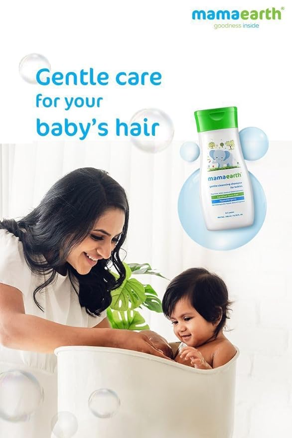 Mamaearth Gentle Cleansing Shampoo for babies