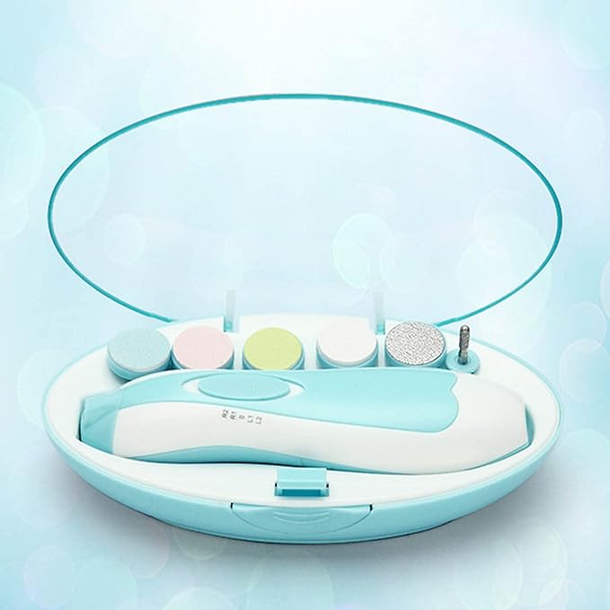 Baby Nail Clippers Baby Nail File Kit Additional Replacement Heads Newborn Toddler Toes and Fingernails Trim and Polis