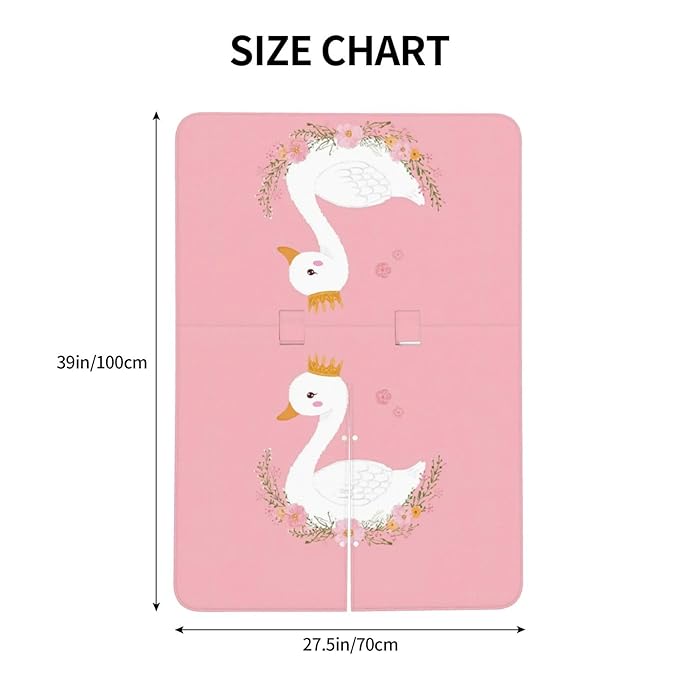 KiuLoam Cute Swan Floral Baby Car Seat Canopy, Nursing Cover Breastfeeding Scarf, Stretchy Soft Breathable Infant Carseat Cover for Babies Boys Girls
