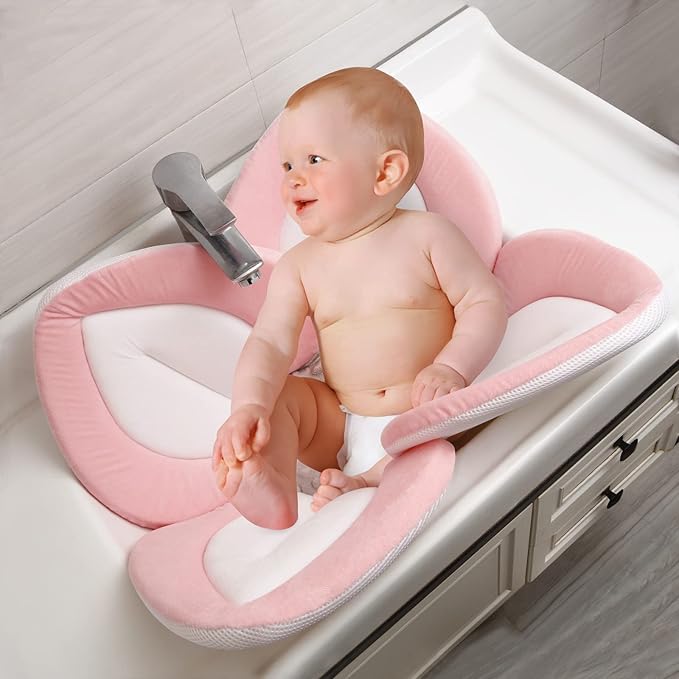 PandaEar Baby Bath Pad & Baby Bath Rinse Cup
