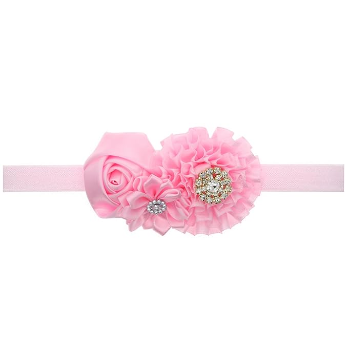 Baby Girl Headbands with Bows.(FD88) (Yellow Pink White)