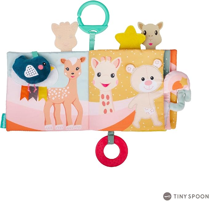 Sophie la girafe Discovery Book | 8 Pages of Activities | Awaken Baby's Curosity & Senses