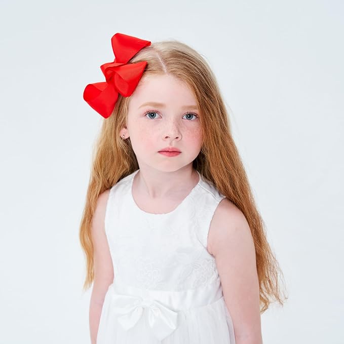 Girl Bows Hair Clip Big Hair Bows Clips for Little Girl Hair Accessories 40 Colors