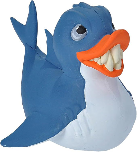 Wild Republic Rubber Ducks, Bath Toys, Kids Gifts, Pool Toys, Water Toys, Shark, 4"