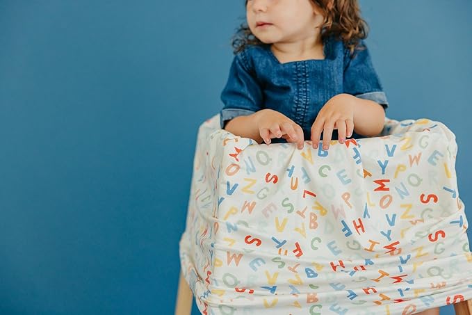 Copper Pearl Multi-Use Cover: Car Seat Covers, Nursing Cover, and Stroller Cover for Sun - Stretchy Fabric, All-Season Use, Stylish Designs, Easy Access for Moms - Webster