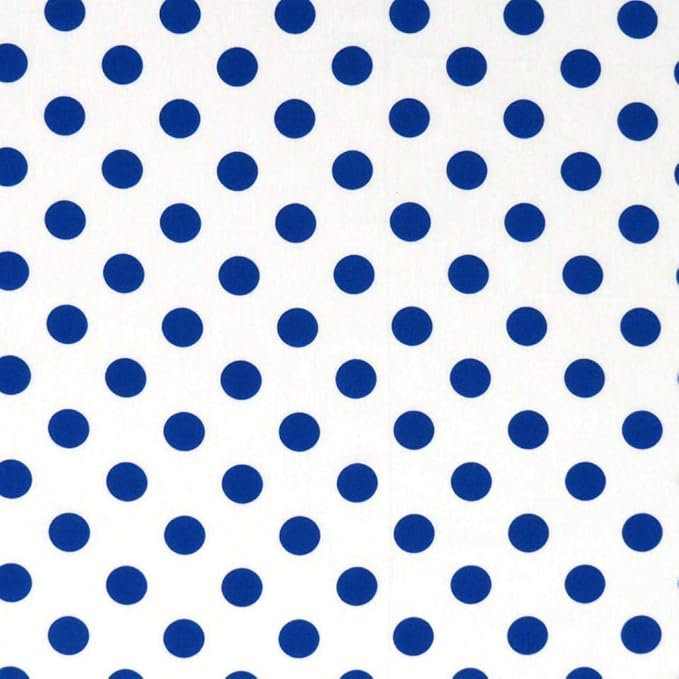 SheetWorld Baby Fitted Changing Pad Cover Sheet 16 x 33 inches, 100% Cotton Woven Sheet, Unisex Boy Girl, Royal Polka Dots, Made in USA