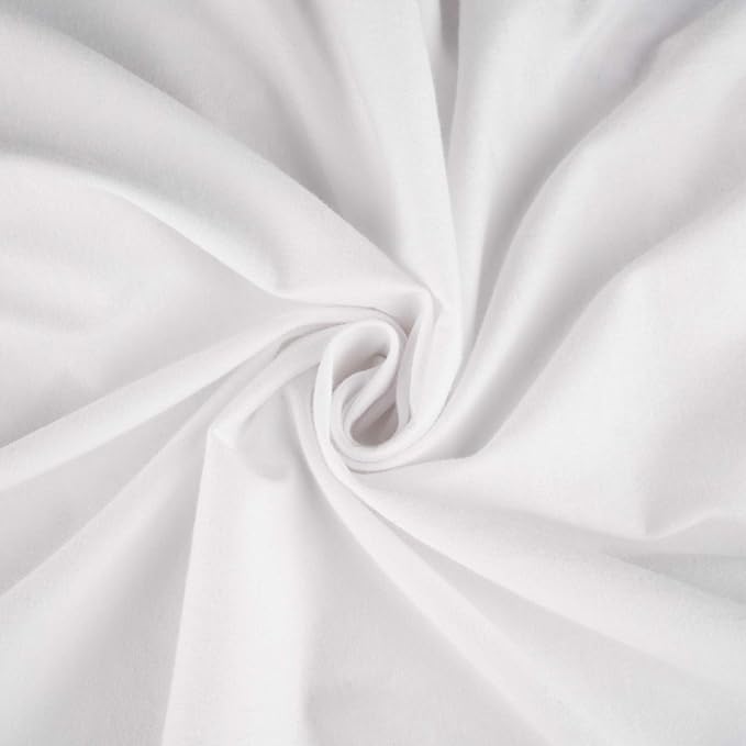 SheetWorld Fitted Baby Bassinet Sheet fits SnuzPod 4 Bedside Crib 16 x 30, 100% Cotton Jersey, Hypoallergenic, Butter Soft, Organic White, Made in USA
