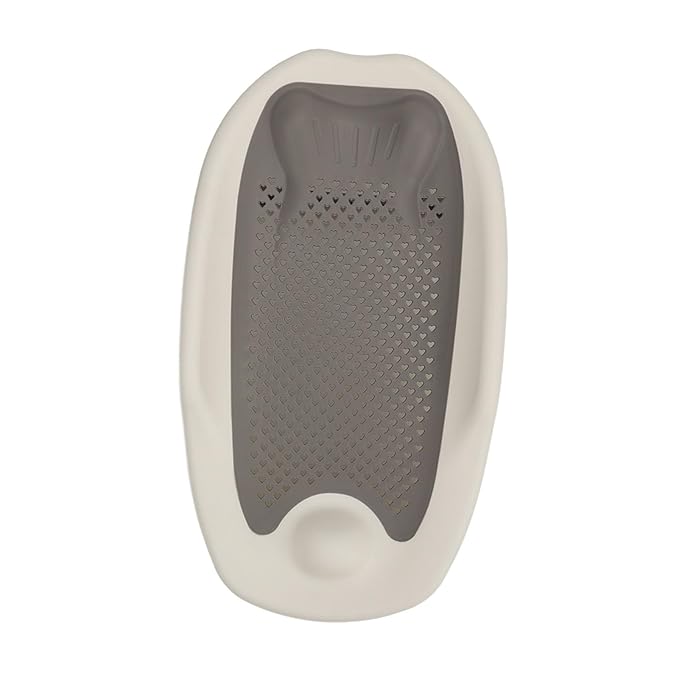 Foldable Baby Bath Support, Ergonomic Design, Quick Drainage, Non-Slip, Universal Fit Bathtub Holder, Hollow Pattern, for Newborns, Infants, and Travel