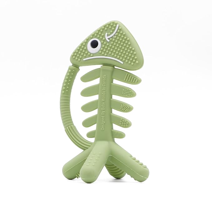 Fish Baby Crinkle Books with 3D Fish Teething Toy for Newborn Babies Infants