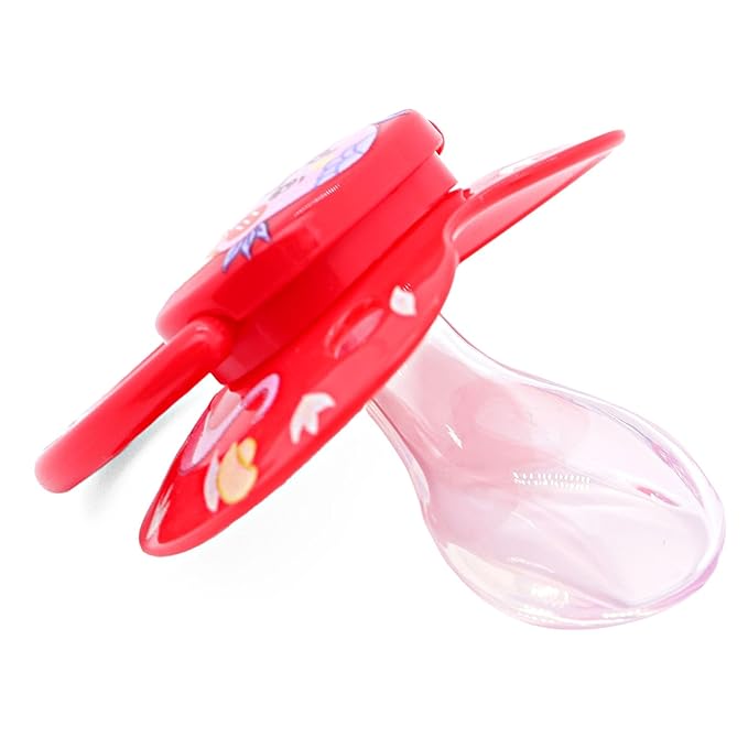 Adult Pacifier for Anxiety: Cute Paci Large Shield for Sleep - Handle Binky with Pacifier Holder Clips