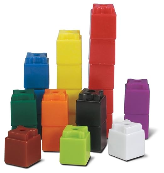 hand2mind Interlocking UniLink Math Linking Cubes, Plastic Cubes, Color Sorting, Connecting Cubes, Math Manipulatives, Counting Cubes for Kids Math, Math Cubes, Counters for Kids Math (Set of 1000)