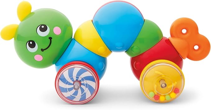 Kidoozie Press N Go Inchworm - Developmental Toy for Toddlers and Preschool Age Children