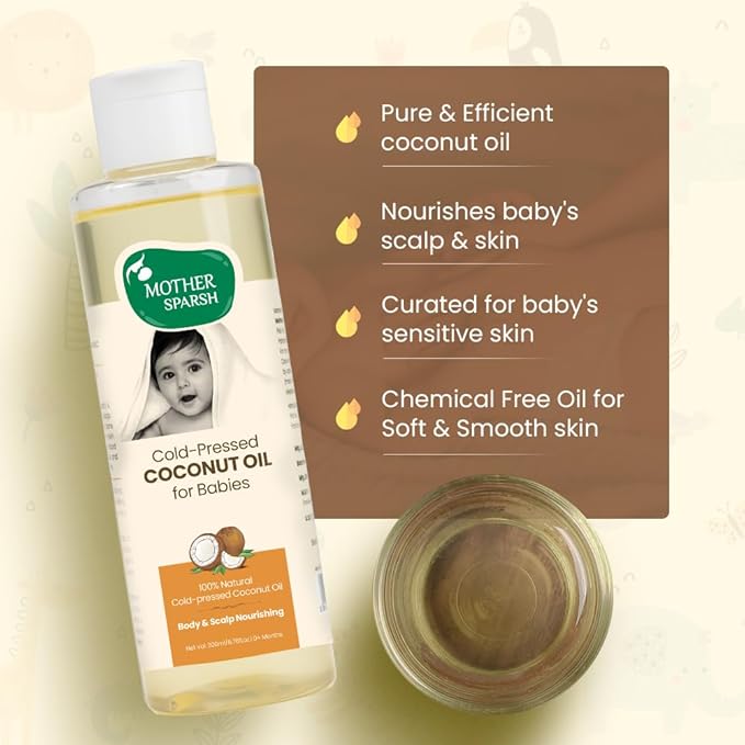 Gentle & Nourishing Coconut Oil for Babies - Cold Pressed
