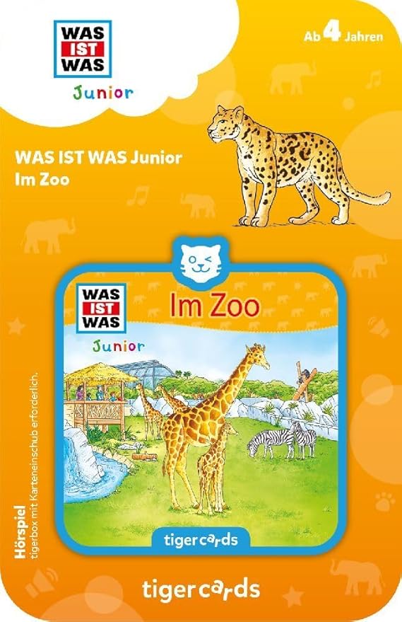tigermedia tigercard was IST was Junior Im Zoo Animals Children's Knowledge tigerbox Audio Box Gift School Cone Children Radio Play Audio Book Songs