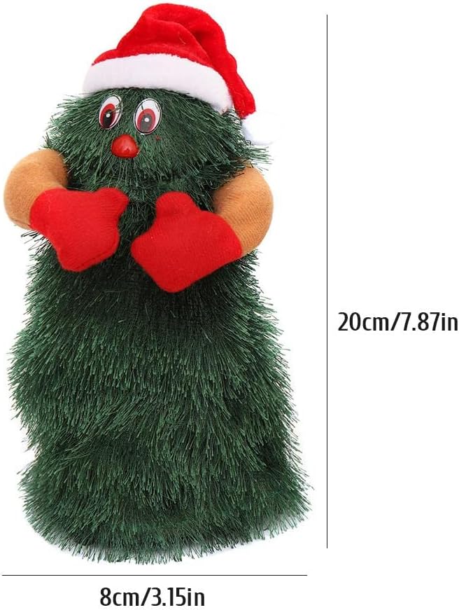 Electric Christmas Tree Rotating Dancing Music Toy Desktop Ornament Christmas Tree Decorations