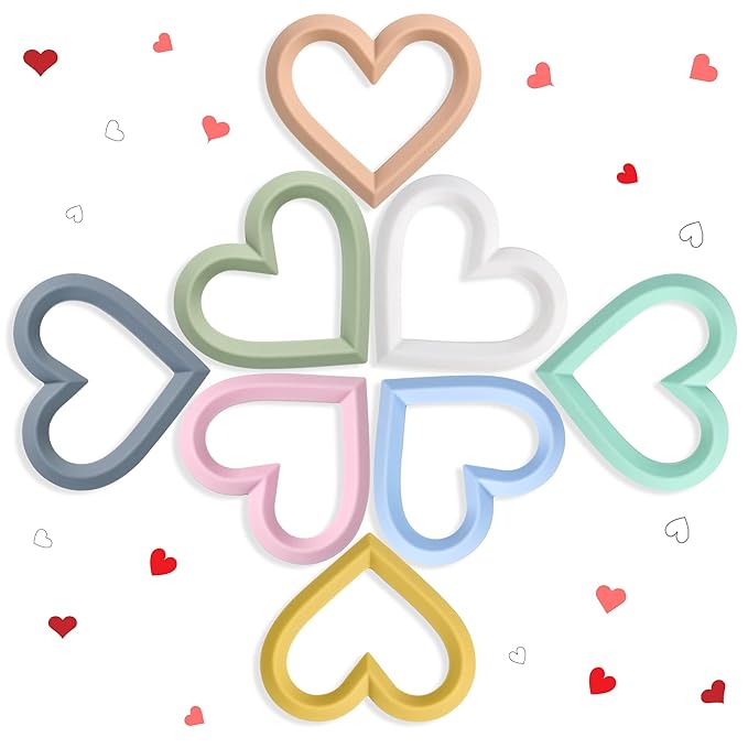Baby Teether Silicone Teething Toys for Babies 6-12 Months 0-6 Months,Baby Chew Toys Teething Relief,Gifts for Babies,BPA-Free