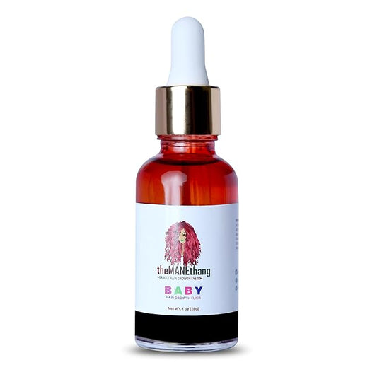 Baby Hair Growth Oil - Organic Newborn Oil with Coconut, Olive, Castor, and Tea Tree Oils