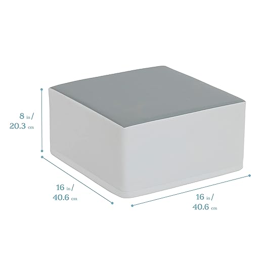 ECR4Kids SoftZone Junior Mix n' Match Pedestal, Beginner Playset, Grey