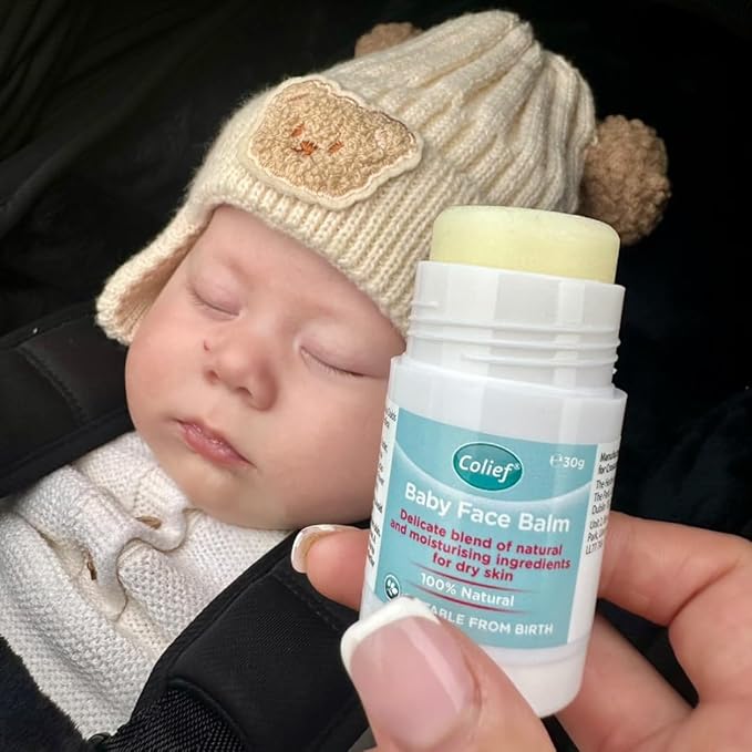 Colief Baby Scalp Oil & Baby Face Balm | Soothing Moisturizing Oil and Balm for Babies Scalp and Skin | Preventative of Itchy, Flaky, Dry, Damaged Skin on Infants | Rosehip Oil and Chamomile
