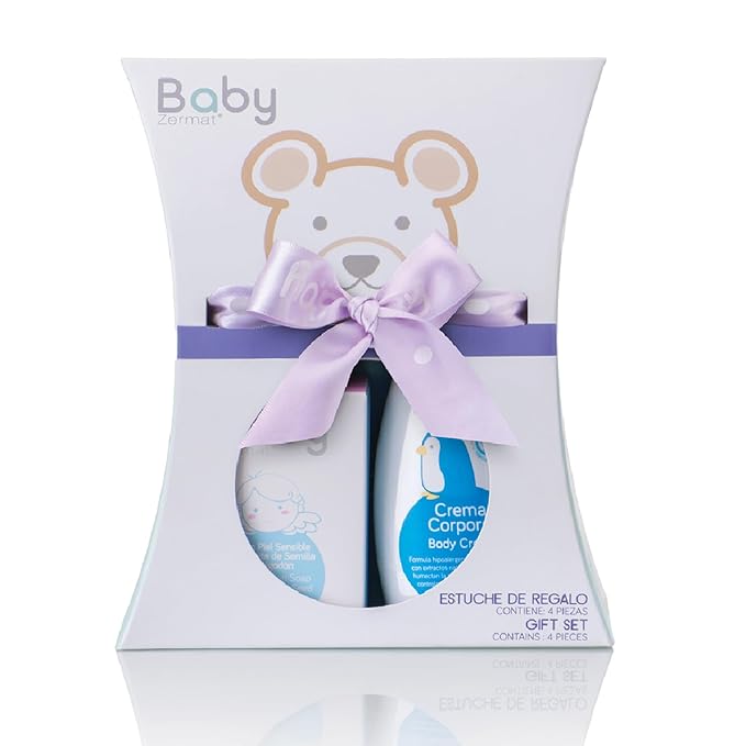 Zermat Kit Baby, Kit for Babies, Mom-Essentials to Welcome Your Bundle of Joy and take Care of Your Baby Everyday. 4 Pieces
