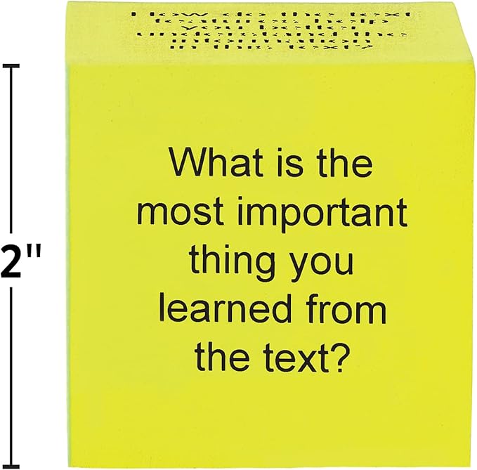 Teacher Created Resources Foam Nonfiction Comprehension Cubes (TCR20703)