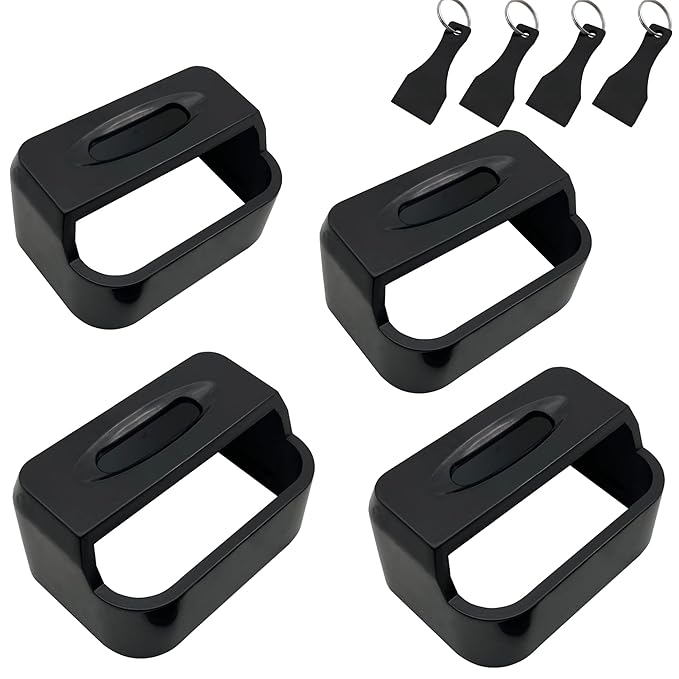 Car Seatbelt Buckle Guard, Child Seat Belt Lock Seatbelt Buckle Cover Seat Belt Lock Cover, Buckle Guard for Kids/Special Needs, 4-Pack Fit Most Car (Expect Truck)
