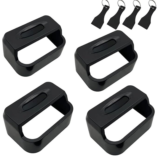 Car Seatbelt Buckle Guard, Child Seat Belt Lock Seatbelt Buckle Cover Seat Belt Lock Cover, Buckle Guard for Kids/Special Needs, 4-Pack Fit Most Car (Expect Truck)