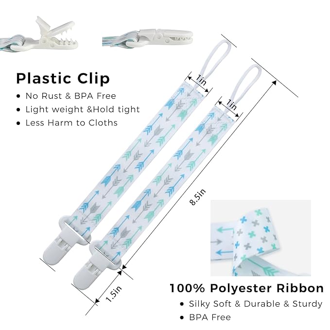 4pcs of Toy Safety Straps for Sippy Cups,Toys,Bottle,Teethers