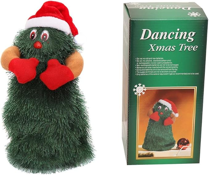 Electric Christmas Tree Rotating Dancing Music Toy Desktop Ornament Christmas Tree Decorations