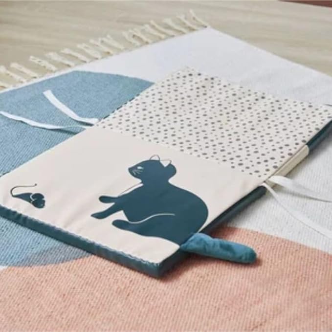Kaloo - Stimuli - My Sensorial Mirror - Soft Multi Textured Toy for Babies - Early Developments - Polyester - from Birth - K227001.