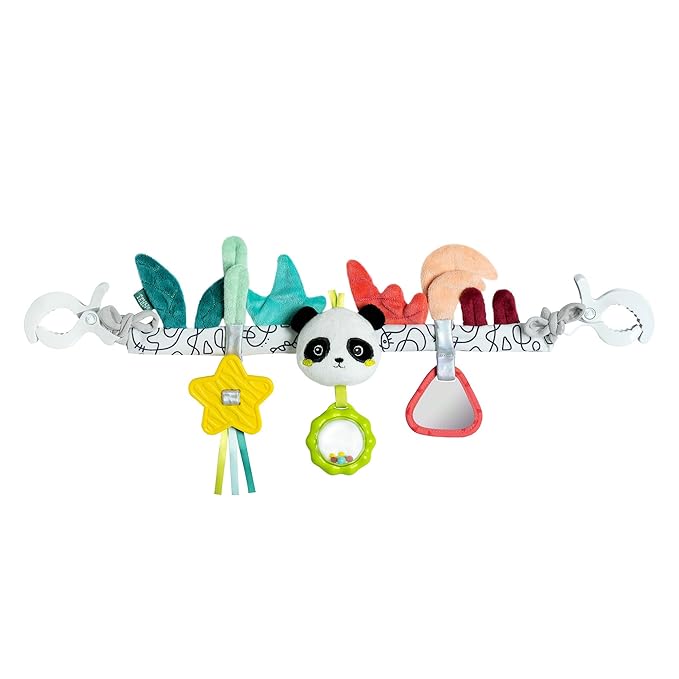 Fehn Panda Stroller Chain, Mobile Baby Chain with Cute Sea Creatures, Flexible Hanging Baby Toy, Pram Toy for Babies and Toddlers 0+ Months