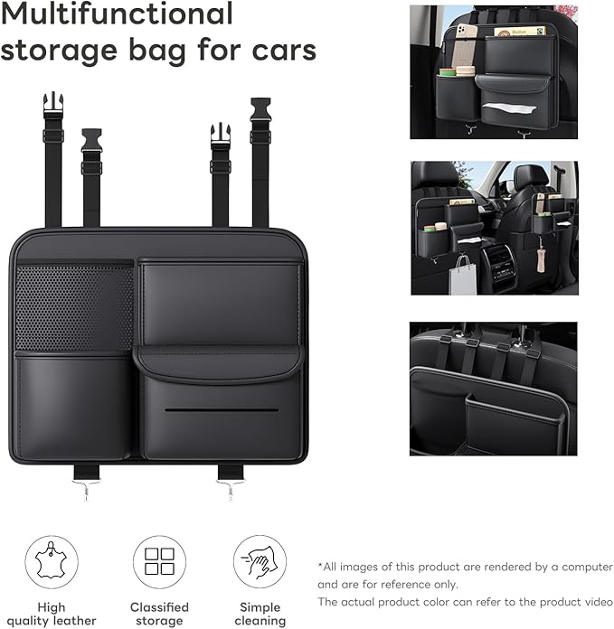 car storage bag, back storage,tissue box, rear seat storage, cup holder