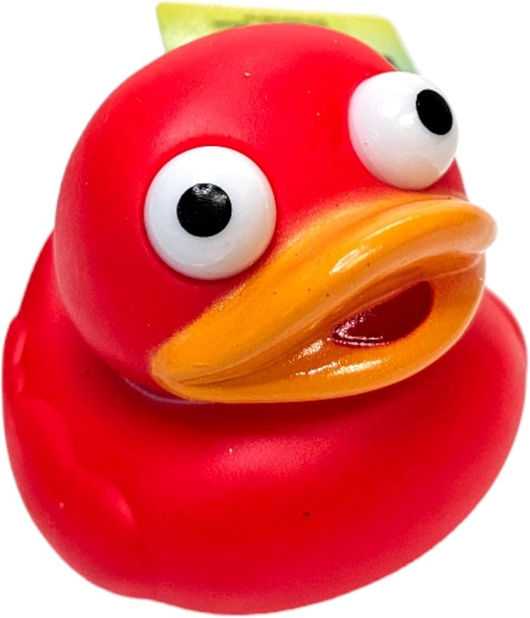 2" Ducky Eye Poppers (10 Pack) Fun Carnival Prize and Party Favor. Bath Tub Toys and Jeep Duck Ducking (10 Pack)