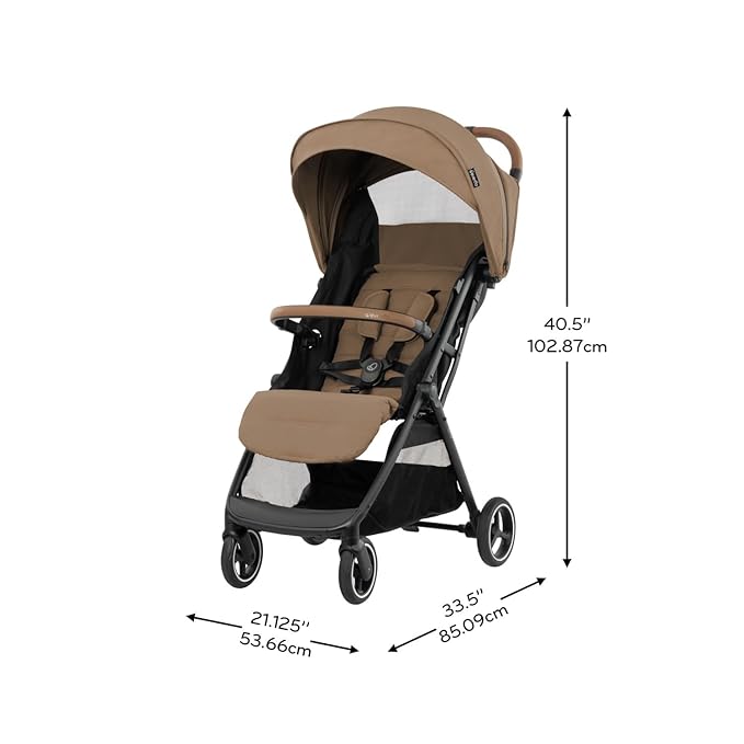 Otto+ Travel System w/LiteMax Infant Car Seat (Caramel Tan)